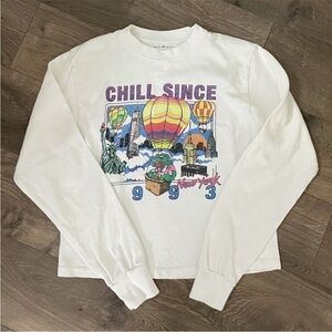Brandy Melville Chill Since 1993 New York Long Sleeve Tee